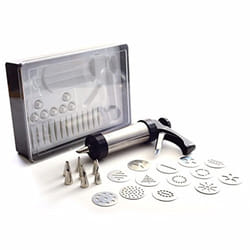 Norpro SS CookieIcing Press with Case  Black