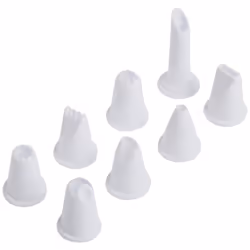 Norpro Cupcake Injector/Decorating Icing Set  9-Piece Set  Stainless Steel  Multicolor