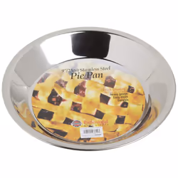 Norpro 3811 Stainless Steel Pie Pan  9"" x 1.5""  1 EA  As Shown