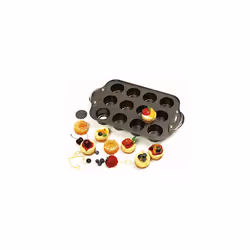 Norpro Nonstick Mini Cheesecake Pan with Handles 12 count
