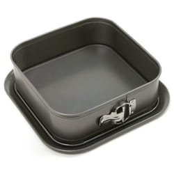 Norpro New Non Stick 9"" Square Springform Cheesecake Pan Warp Resista