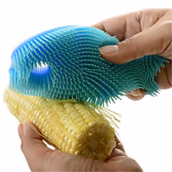 SILICONE DISH BRUSH  FISH