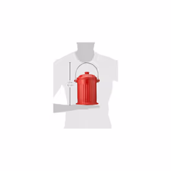Norpro  Red 93R  1 Gallon Ceramic Compost Keeper