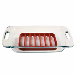 Norpro  Red Rectangle Silicone Roasting Rack  1 EA