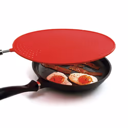 Norpro GripEZ Red Silicone Splatter Screen Strainer  13in33cm  As Shown