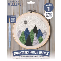 Leisure Arts Mini Maker Punch Needle Kit Teal