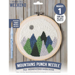 Leisure Arts Mini Maker Punch Needle Kit  Teal