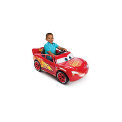 Huffy 17348WP Disney Lightning McQueen Kids Electric Ride On Car, Red