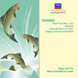 Eloquence Schubert: Piano Trios Nos. 1 & 2; Piano Quintet; Adagio & Rondo; Notturno, CD, Physical media, Adult, 2 discs, FRAN ...