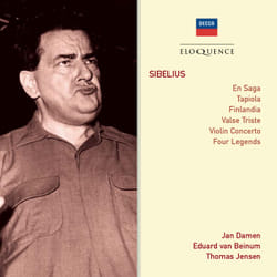 Eloquence Sibelius: En Saga; Tapiola; Finlandia; Valse triste; Violin Concerto; Four Legends CD