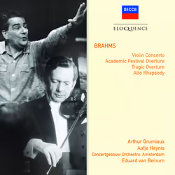 Eloquence Brahms: Violin Concerto; Overtures; Alto Rhapsody, CD, Physical media, Adult, 1 discs, JOHANNES BRAHMS Violin Conce ...