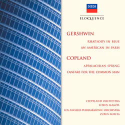 Eloquence Gershwin: Rhapsody in Blue; An American in Paris; Copland: Appalachian Spring, CD, Physical media, Adult, 1 discs,  ...
