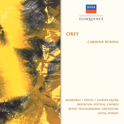 Eloquence Orff: Carmina Burana, CD, Physical media, Adult, 1 discs, CARL ORFF Carmina Burana Norma Burrowes, soprano Louis De ...