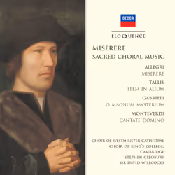 Eloquence Miserere – Sacred Choral Music, CD, Physical media, Adult, 1 discs, GREGORIO ALLEGRI Miserere mei GIOVANNI PIERLUIG ...