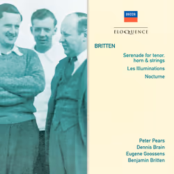 Eloquence Britten: Serenade; Les Illuminations; Nocturne, CD, Physical media, Adult, 1 discs, BENJAMIN BRITTEN Serenade for t ...