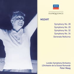 Eloquence Mozart: Symphonies Nos. 28, 29, 32, 34; Serenata Notturna CD