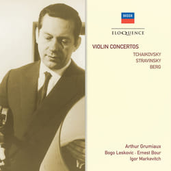 Eloquence Tchaikovsky; Stravinsky; Berg: Violin Concertos CD