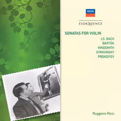 Eloquence Sonatas for Violin – Bach, Bartók, Hindemith, Stravinsky, Prokofiev, CD, Physical media, Adult, 2 discs, JOHANN SEB ...
