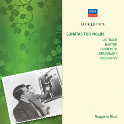 Eloquence Sonatas for Violin – Bach, Bartók, Hindemith, Stravinsky, Prokofiev CD