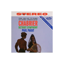 The Music of Chabrier - Detroit Symphony Orchestra Paul Paray - vinyl
