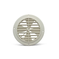 CEILING GRILL  W/DAMPER  WHITE