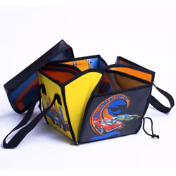 Hot Wheels Tara Toy: ZipBin Ramp It Up - Unzip to Convert Into A 21""""x21"""" Racetrack Playmat & Car Ramp  Storage & Play  Toy Car Box  Kids Ages 3+
