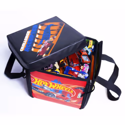 Hot Wheels Tara Toy: ZipBin Ramp It Up - Unzip to Convert Into A 21""""x21"""" Racetrack Playmat & Car Ramp  Storage & Play  Toy Car Box  Kids Ages 3+