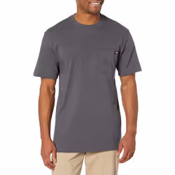 Dickies mens Short-sleeve Pocket T-shirt fashion t shirts charcoal XX-Large US