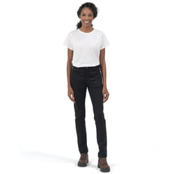 Dickies Women's High Rise Skinny Twill Pants  Rinsed Black  36
