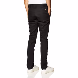 Dickies Men's Slim Skinny Fit Twill Work Pant  Black  32W x 30L US