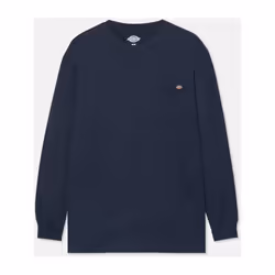 Dickies mens Big & Tall Long-sleeve Heavyweight Crew-neck T-shirt work utility t shirts  Dark Navy  XX-Large Tall US