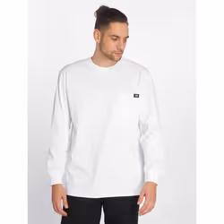 Dickies Men's Long Sleeve Heavyweight Crew Neck  White  Large
