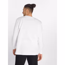 Dickies Men's Long Sleeve Heavyweight Crew Neck  White  Large