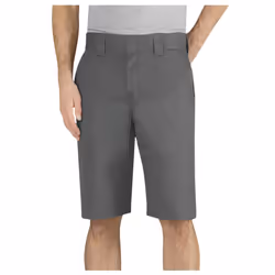 Dickies Men's 11 Inch Regular Fit Stretch Twill Work Short  Gravel Gra