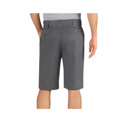 Dickies Men's 11 Inch Regular Fit Stretch Twill Work Short  Gravel Gra