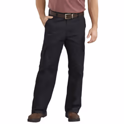 Dickies Men's Loose-Fit Cargo Work Pant Black 38W x 34L