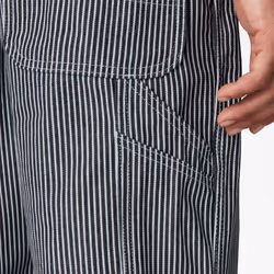 Dickies mens Hickory Striped Bib overalls and coveralls workwear apparel  Hickory Stripe  34W x 32L US