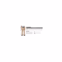 Dickies Men's Loose Fit Double Knee Twill Work Pant  Charcoal Grey  38