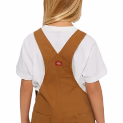 Dickies Big Boys' Duck Bib Overall  Brown Duck  Large (14/16)