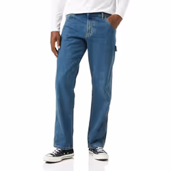 Dickies Men's Relaxed Straight Fit Carpenter Jean  Tinted Heritage Kha