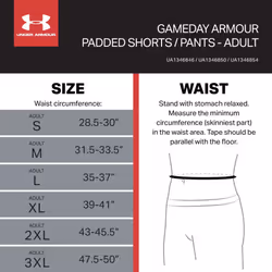 Gameday Armour Pro 5-Pad Girdle Black L