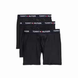 Tommy Hilfiger mens Everyday Micro Multipack Boxer Briefs Black (3 Pa