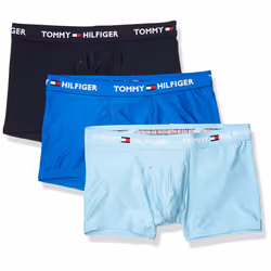 Tommy Hilfiger mens Underwear Everyday Micro Multipack Trunks Blue Mu
