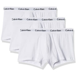 Calvin Klein Men's Cotton Stretch 3-Pack Low Rise Trunk
