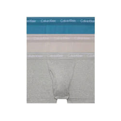 Calvin Klein Men's Cotton Classics 3-Pack Trunk  Tapestry Teal  Dove