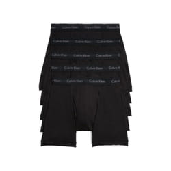 Calvin Klein Men's Cotton Classics 5-pack Boxer Brief  5 Black  X-Large