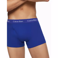 Calvin Klein Men's Cotton Classics 5-Pack Trunk  1 Periwinkle  2 Mazar