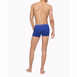 Calvin Klein Men's Cotton Classics 5-Pack Trunk  1 Periwinkle  2 Mazar