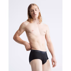 Calvin Klein Men's Cotton Classics 3-Pack Brief  3 Black  X-Large