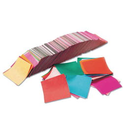 Spectra Deluxe Bleeding Art Tissue Squares  25 Assorted Colors  1-1/2"